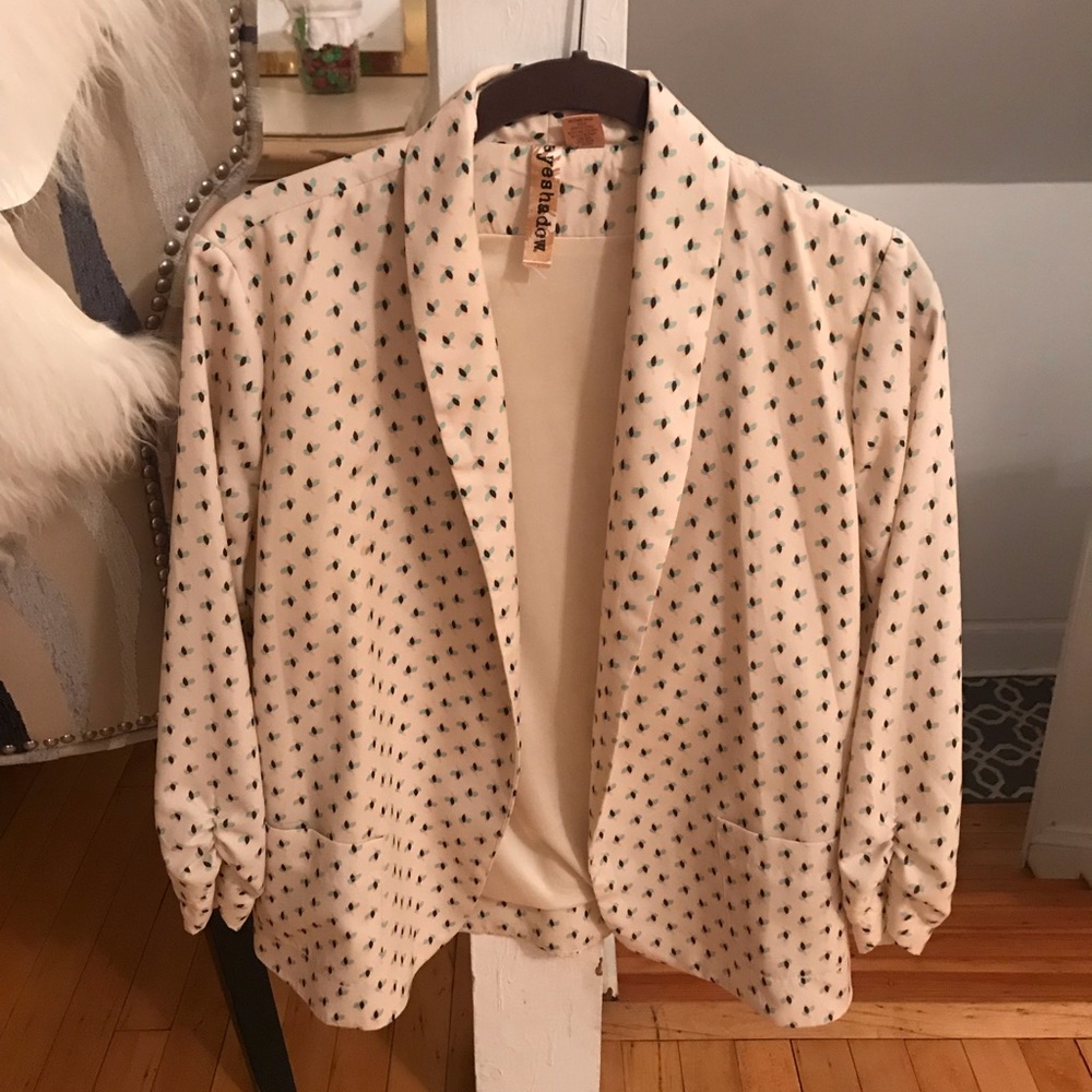 3/4 Length Sleeve Lightweight Blazer